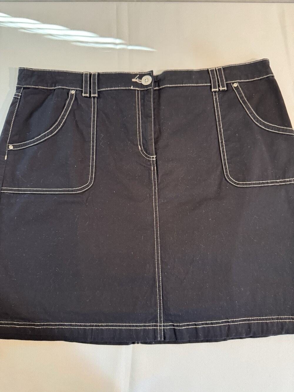 Vintage Karen Scott Skort Womens 16 Normcore Pockets Stretch LY30
